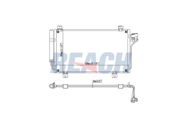 Klima Radyatörü  Mazda 6 Atenza 4 Kapı (GJ)(10.2012->)  BOSCH 1 986 AD2 433