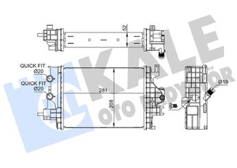 Turbo Radyatörü  KALE 376035  214109135R