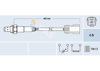Oksijen (Lambda) Sensörü  FAE 77298  L54118861A L541 18861 A