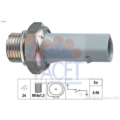 Yağ Müşürü  Skoda Fabia (6Y2/6Y3)(01.2000->)  FACET 7.0150