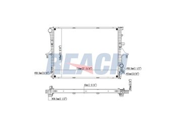 Su Radyatörü  MANDO 2531025Q11  7L6121253C 7L0121253 7L0121253A 7L6121253A 7L6121253F 95510614200 95510614201 9551064201 N90686701 7L6121099 7L6121253B 7L6121253E 7L6121253K