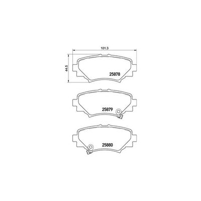 Fren Disk Balata Arka Mazda 3 Sedan (BM/BN)(07.2013->)  MAGNETI MARELLI 363700449049