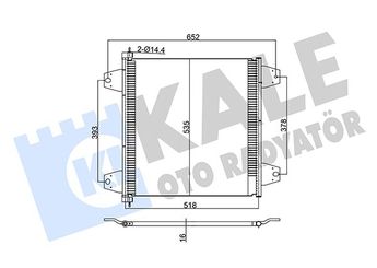 Klima Radyatörü  KALE 350325  1629115