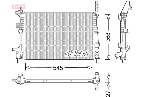 Su Radyatörü  Ford Transit Connect (CHC)(2013->)  DENSO DRM10029