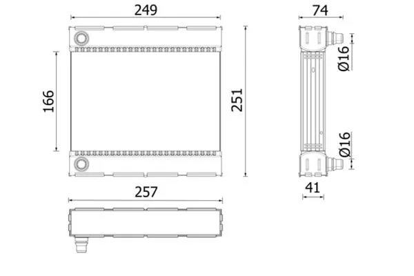 Su Radyatörü  Peugeot 508 (10.2010->)  MAHLE CR 926 000P