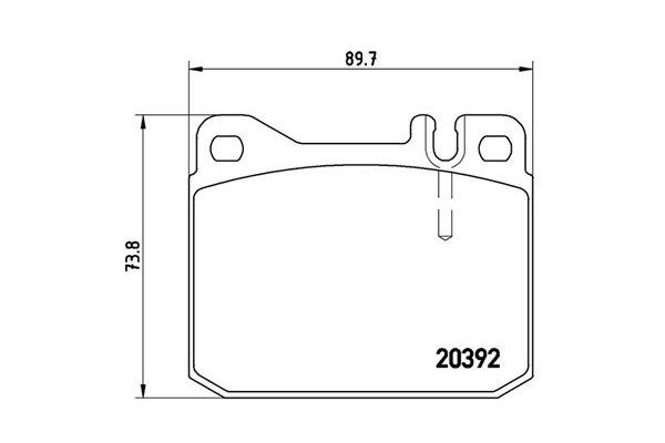 Fren Disk Balata Ön Volkswagen LT P.Van/Minibüs (01.1979->1996)  MAGNETI MARELLI 363700485007