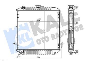 Su Radyatörü  KALE 200200  2141045B00 897371011001