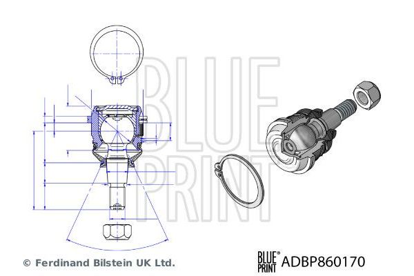 Rotil Alt Sağ veya Sol Hyundai i20 (BC3)(08.2020->)  BLUE PRINT ADBP860170