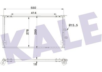 Klima Radyatörü  KALE 345830  8846035200