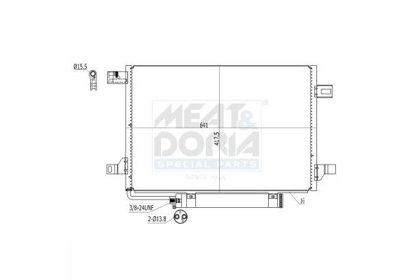 Klima Radyatörü  VEKA 43-2817