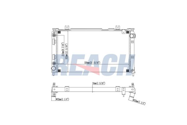 Su Radyatörü  MGA 80398