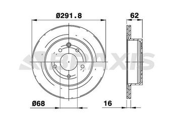 Fren Disk Ayna Arka Sağ ve Sol BRAXIS AE0127  432068H304 432068H305 432003112R