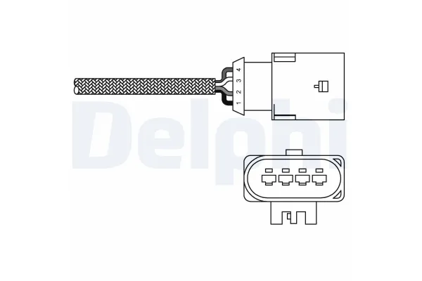 Oksijen (Lambda) Sensörü  Land Rover Freelander 1 (LN)(09.2002->)  DELPHI ES20303-12B1
