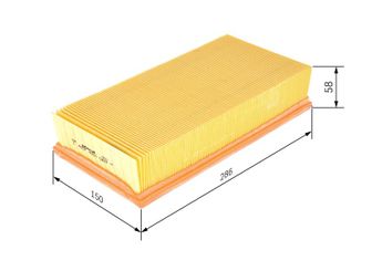 Hava Filtresi  BOSCH 1 457 433 067  13721742201 13721702907 13 72 1 702 907 13721702908 13 72 1 702 908 13 72 1 742 201 13721742202 13 72 1 742 202