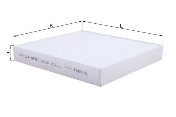 Polen Filtresi  Alfa Romeo 159 Sportwagon (140)(2006->)  MAHLE LA 297