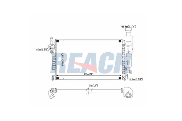 Su Radyatörü  Peugeot 405 (07.1987->)  MGA 80359