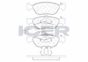 Fren Disk Balata Ön OTOZONE FDO2014-R  77362090 9949048 77362186 9947124 9 947 124 71753041 7 175 304 1 71753042 7 175 304 2 71770952 7 177 095 2 71772523 7 177 252 3 7 736 209 0 7 736 218 6 77362316 7 736 231 6 9947630 9 947 630 9948222 9 948 222 9 949 048 8660004680 86 60 004 680 8671016622 86 71 016 622