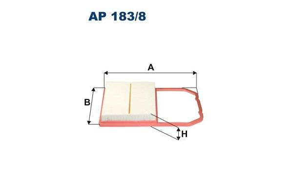 Hava Filtresi  Seat Ibiza (KJ1)(2017->)  FILTRON AP 183/8