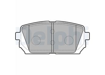 Fren Disk Balata Arka DELPHI LP2051   583021DA00 583021DE00 58302-1DA00 58302-1DE00