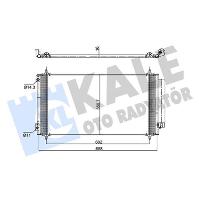 Klima Radyatörü  KALE 352590
