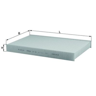 Polen Filtresi  Peugeot 308 CC Cabrio-Coupe (03.2009->)  MAHLE LA 138