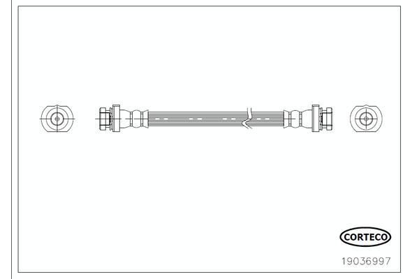 Fren Hortumu Arka Sağ veya Sol SVAC 60-0173