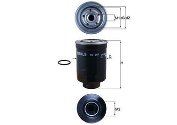 Yakıt Filtresi  MAHLE KC 261D  KC261D KC 261D 1213456 1455829 4962893 5091986 5119662 6M349150AA 6M349150BA 9M349150AA 9M349150BA EFG332 XM3J9150AA WE0113ZA5A WE0113ZA5 WE0113ZA59A