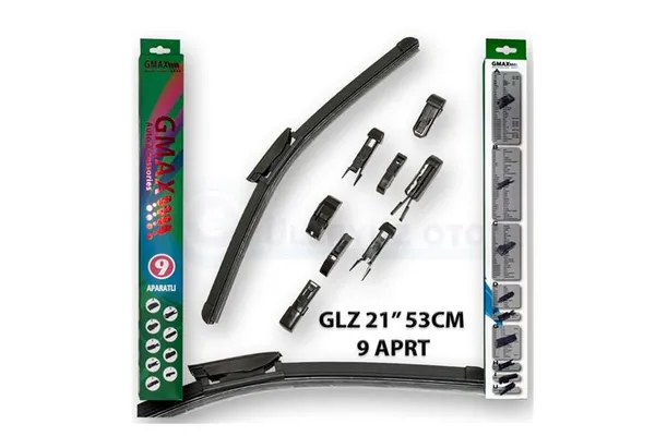 Silecek Süpürgesi Ön Muz Tip 530 mm - 21 inç GMAX 032 03 208