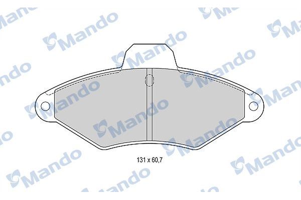 Fren Disk Balata Ön Citroen Xantia Break (01.1998->)  MANDO MBF015457