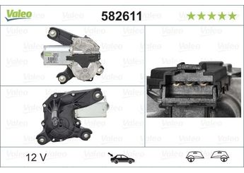 Silecek Mekanizma Motoru Arka GVA 6690000  9132802 1273050