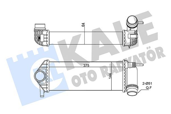 Turbo Radyatörü  KALE 350915