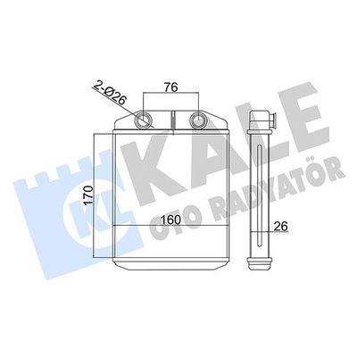Kalorifer Radyatörü  Renault Captur (2013->)  KRAFTVOLL 08050301