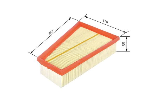 Hava Filtresi  Mercedes B -Serisi (BM 246)(11.2011->)  BOSCH F 026 400 380