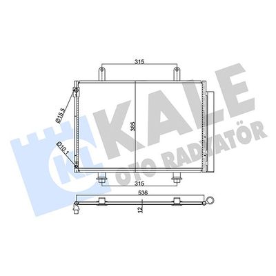 Klima Radyatörü  KALE 350640