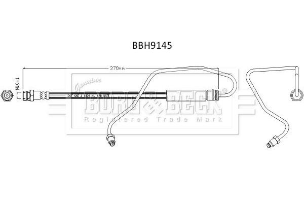 Fren Hortumu Ön Sağ Audi A7 Sportback (4KA)(11.2017->)  TRW PHA2077