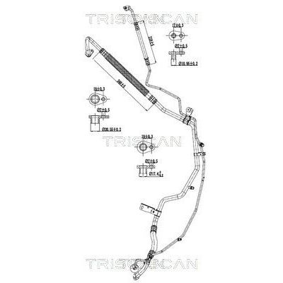 Klima Hortumu  Citroen C3 Picasso (12.2008->)  PSA ORJINAL 9670978780