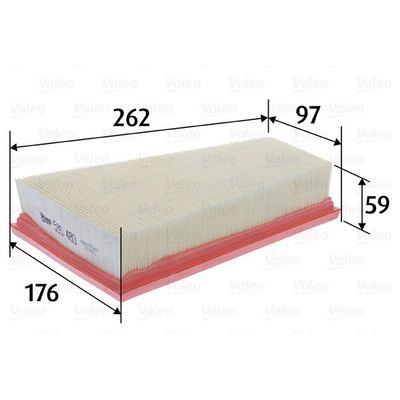 Hava Filtresi  Mercedes A -Serisi (BM 176)(06.2012->)  VALEO 585480