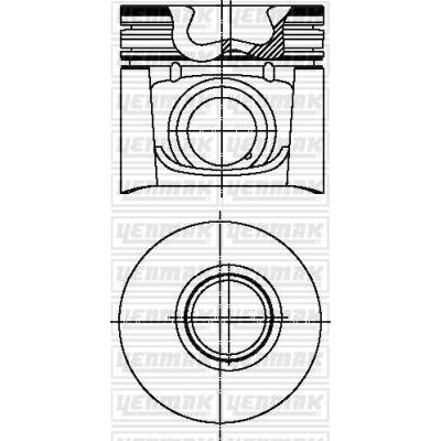 Piston (94.40MM-0.40)  YENMAK 31-03691-040