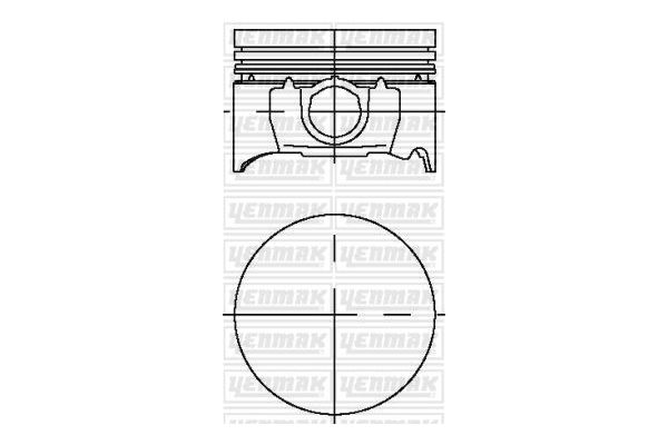 Piston (80.60MM-0.50)  YENMAK 31-04032-050