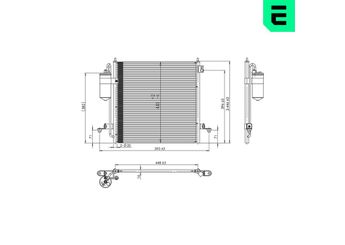Klima Radyatörü  ERA 667300  7812A171 MN123606