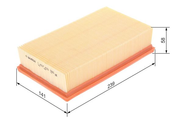 Hava Filtresi  Nissan Tiida (C11X/SC11X)(02.2007->)  BOSCH 1 457 433 595