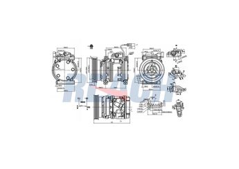 Klima Kompresörü  DELPHI CS20368  CS20368 977011Y000
