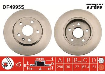 Fren Disk Ayna Ön Sağ ve Sol WALBURG WBD1442  13501319 13501307 13502213 13579147 569063 569078 569421 5 69 063 5 69 078 5 69 421