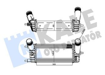 Turbo Radyatörü  KALE 427300  JT766K775A