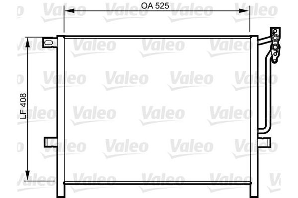 Klima Radyatörü  BMW Z4 Serisi Roadster (E85)(2002->)  VALEO 814287