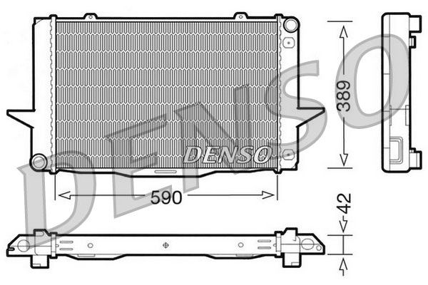 Su Radyatörü  DENSO DRM33042