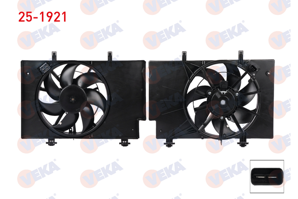 Radyatör Fan ve Motoru  VEKA 25-1921