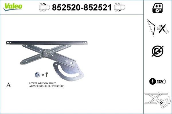 Cam Krikosu Ön Sol VALEO 852520