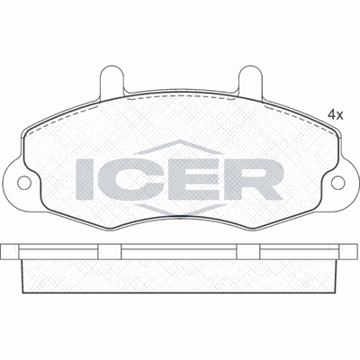 Fren Disk Balata Ön MAGNETI MARELLI 323700002000
