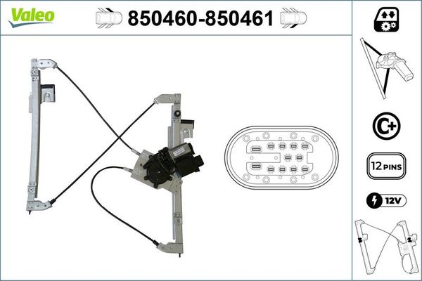 Cam Krikosu Ön Sol VALEO 850460
